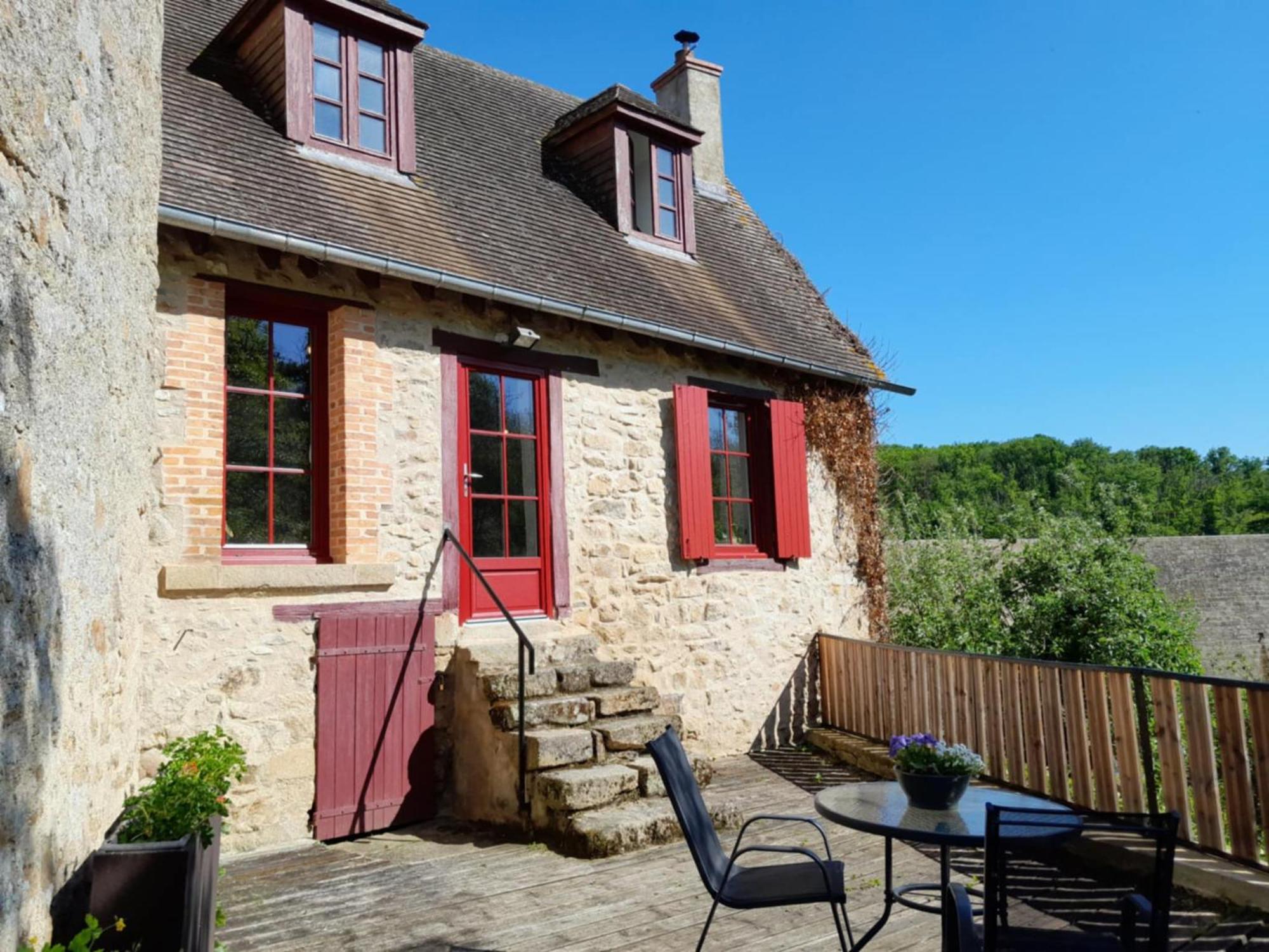Gite "La Petite" Saint-Benoit-du-Sault エクステリア 写真